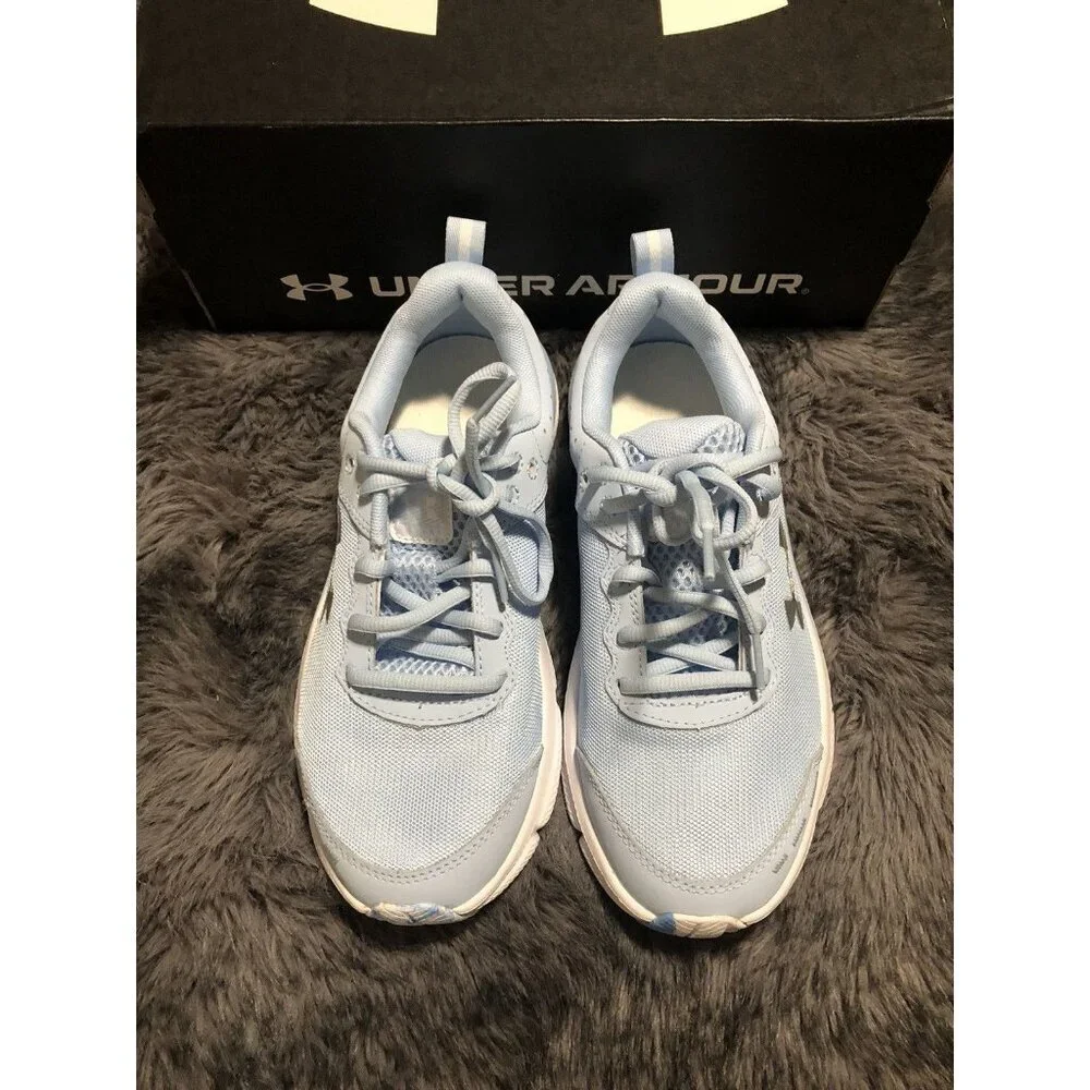 Under Armour Assert Big Kids Unisex Running Shoes, Size 6Y, Light Blue, Lace Up